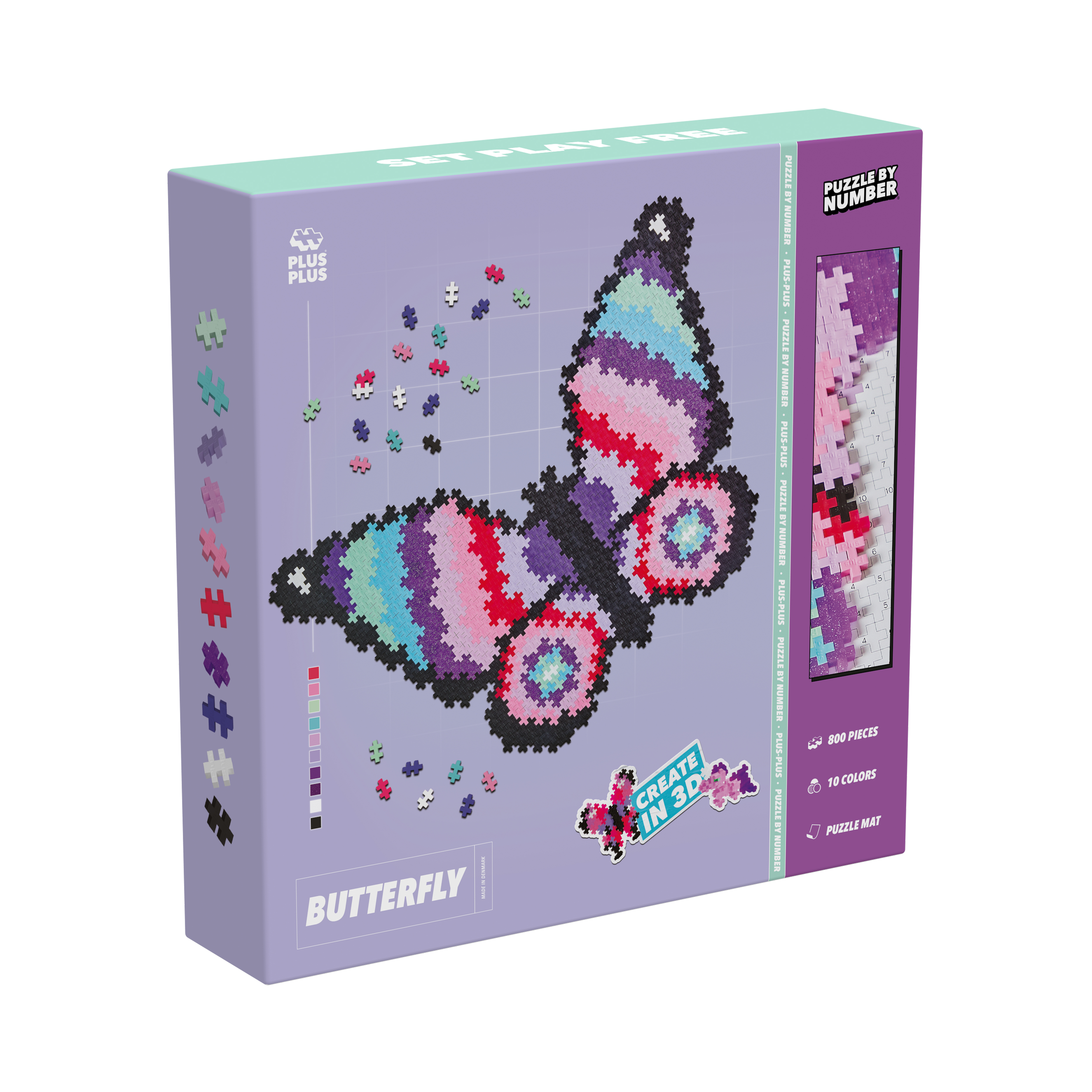Puzzle By Number Butterfly