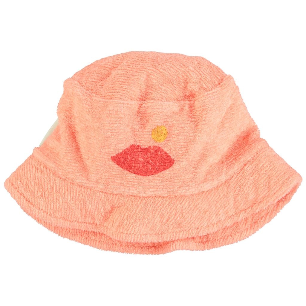 Sun Hat With Print Coral