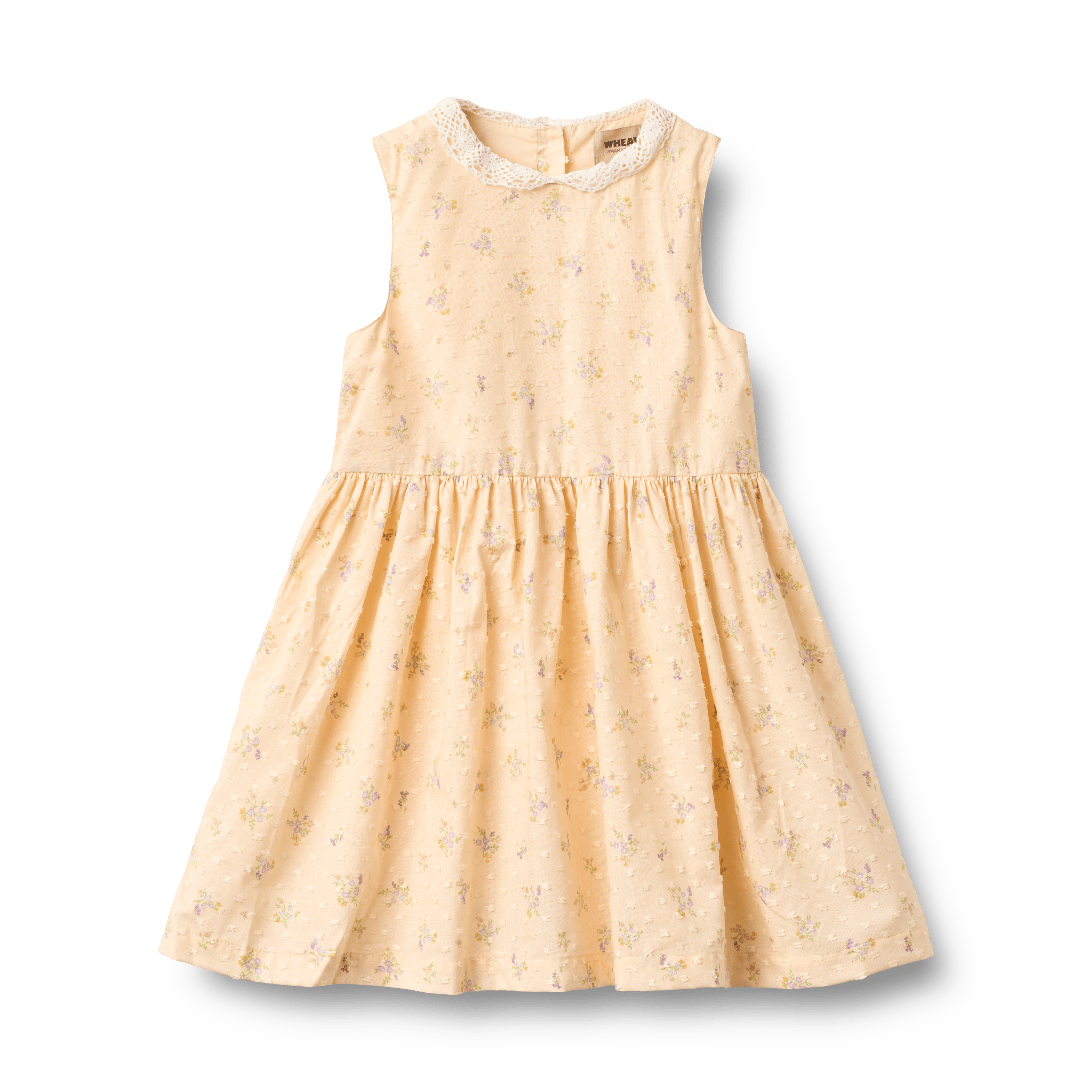 Dress Elma Barely Apricot Flowers