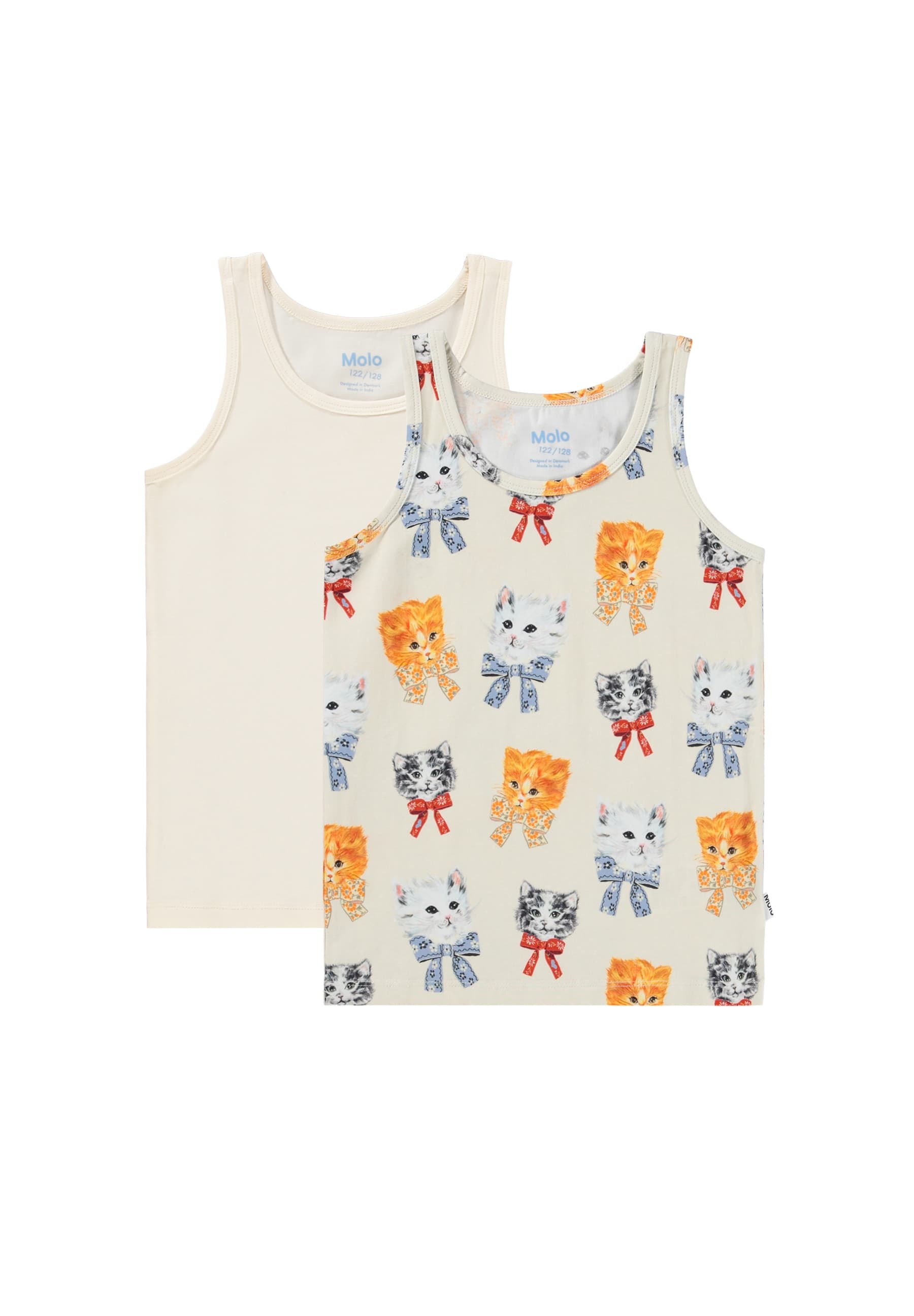 GOTS Jeanie 2-Pack Linnen Retro Kittens