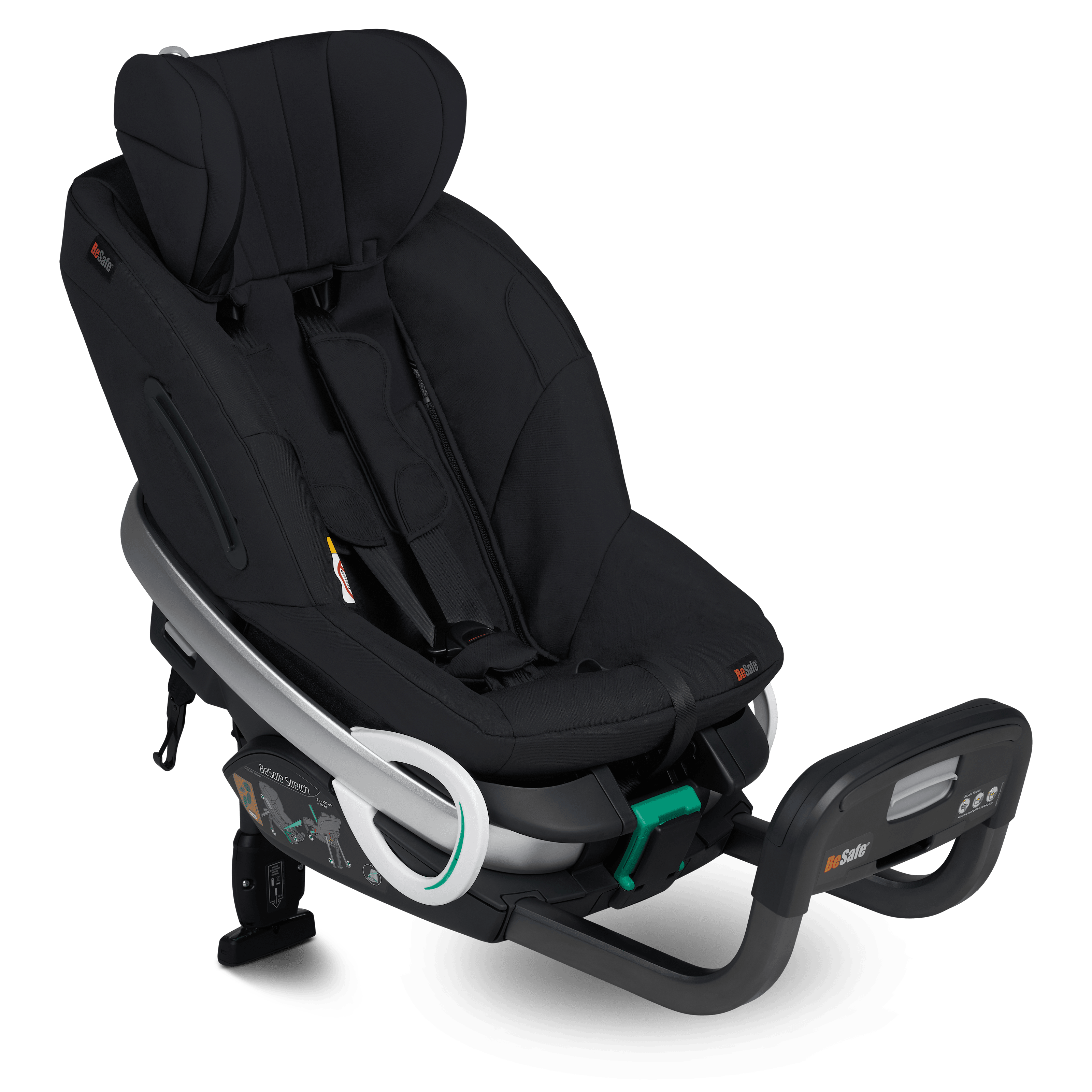 Stretch Bakåtvänd Bilbarnstol 6M-7Y / 61-125 Cm Fresh Black Cab 