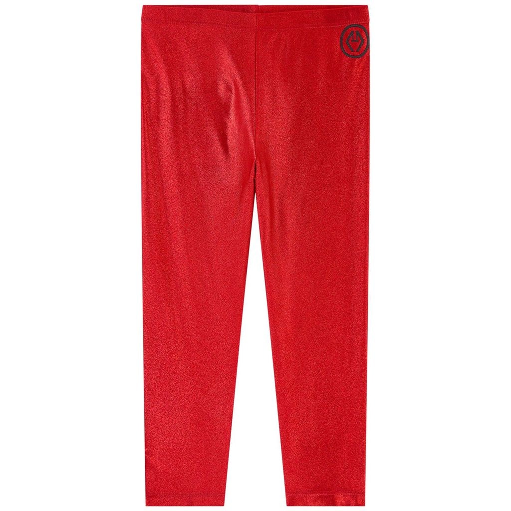 Bright Alligator Leggings Red Logo