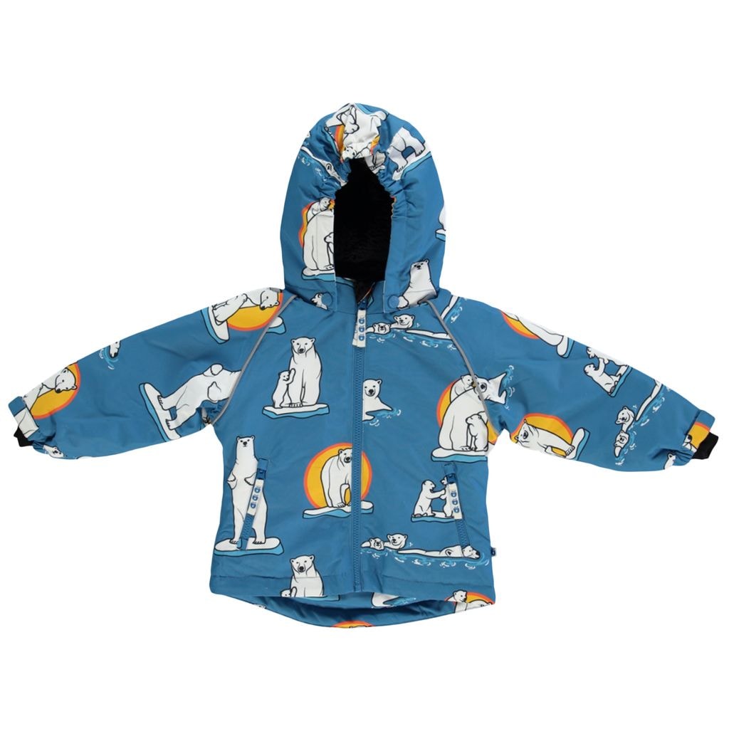 Vinterjakke Polar Bears Solid Blue
