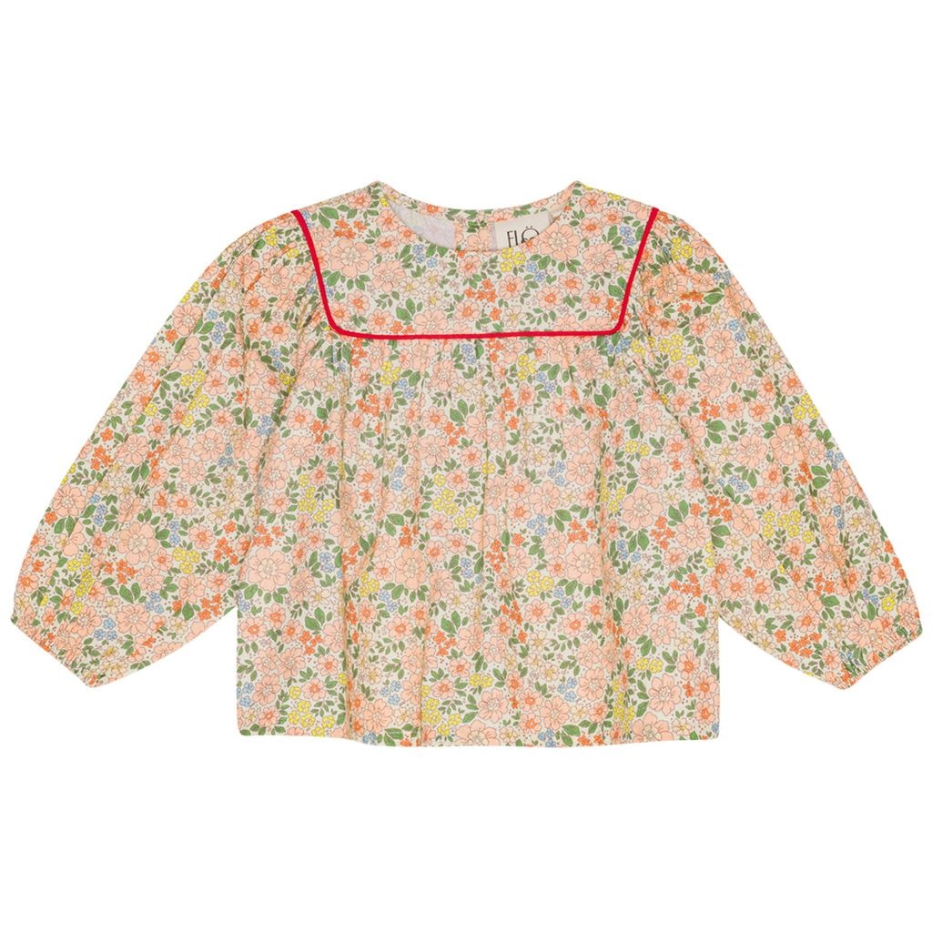 Emma Blouse Spring Flower
