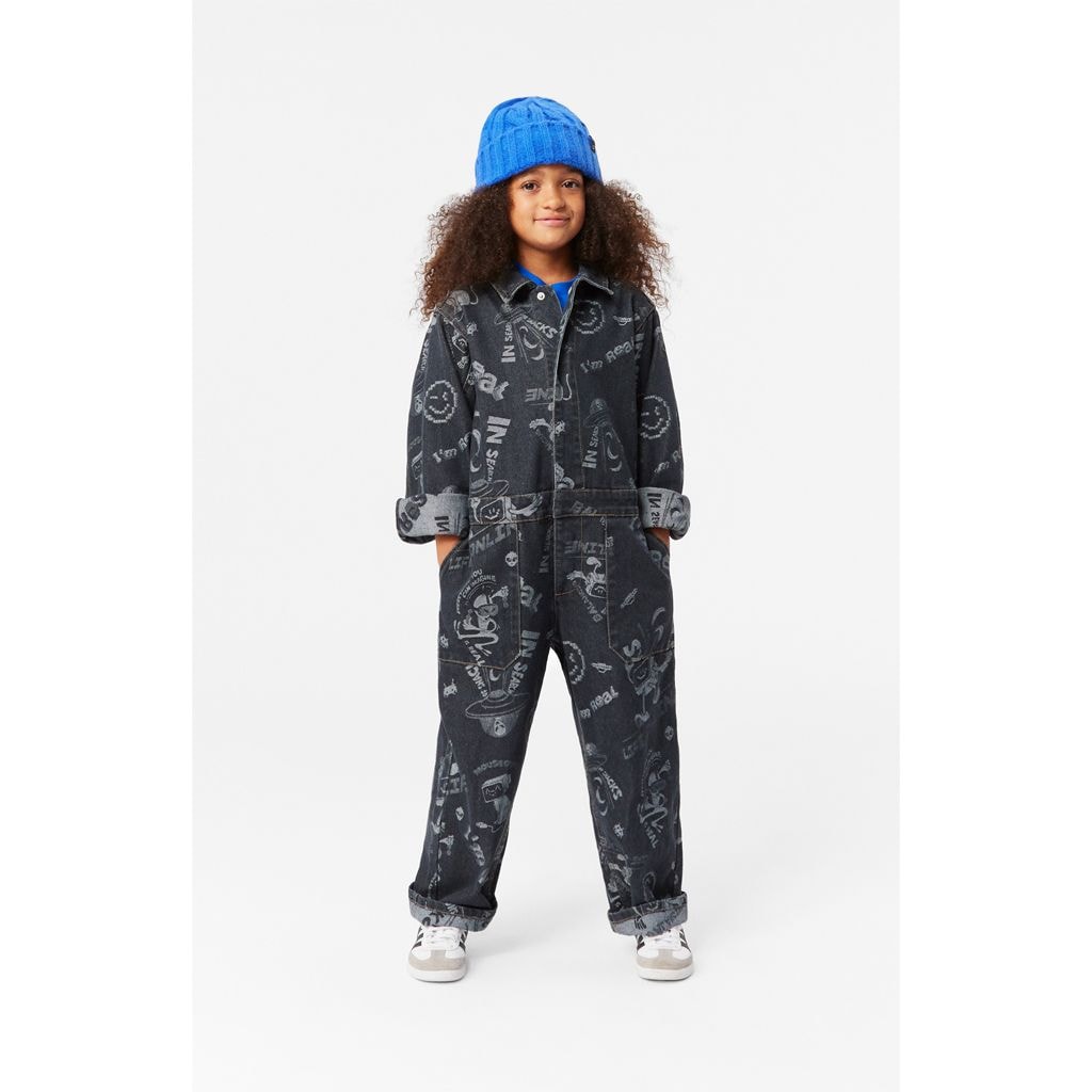 Ayo Jumpsuit Comic Jacquard