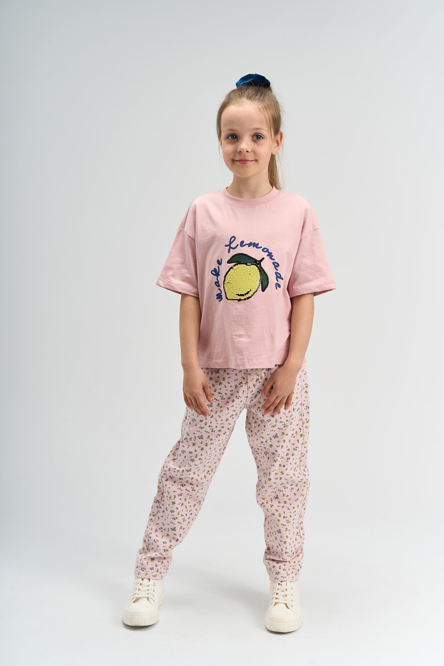 Selda Mom Fit Jeans Light Lilac Aop