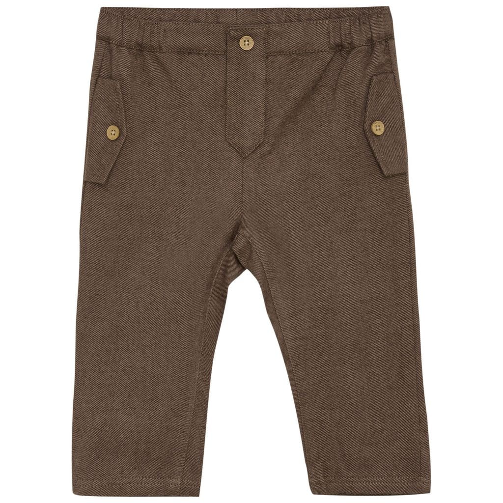 Pants Woven  Chocolate Brown