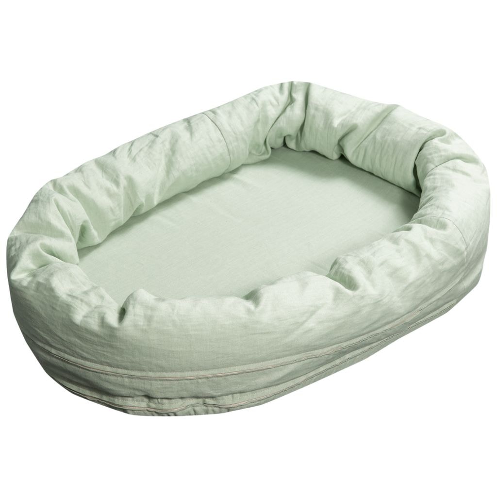 Babynest Linen Sage Green