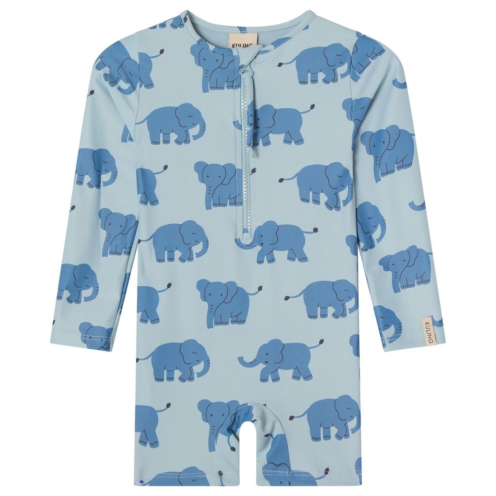 Paros UV-dress Sky Blue Elephant