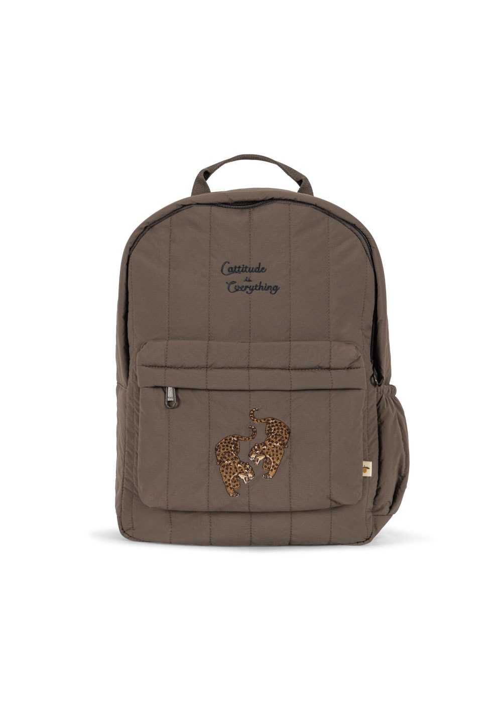 Juno Quilted Backpack Midi Walnut