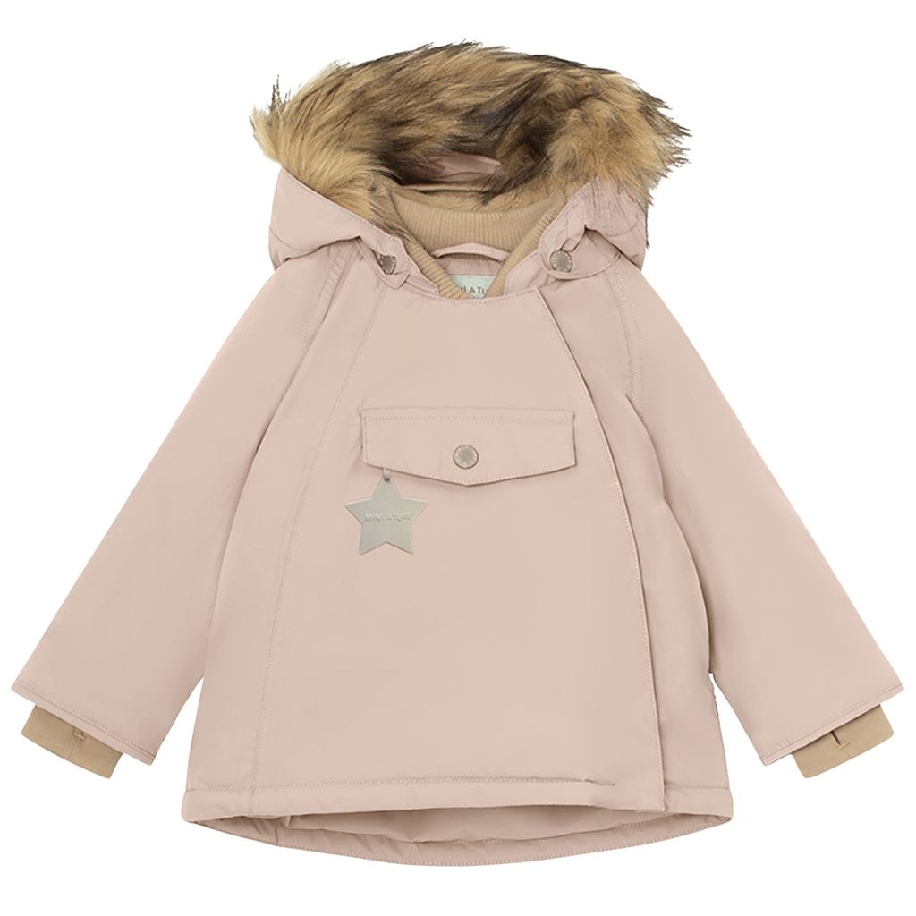 Wang Fleece-foret Jakke Rose Dust