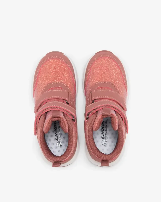 Bouncy Glitter Mid WP 2V Siirtymävaiheen Kengät Pink