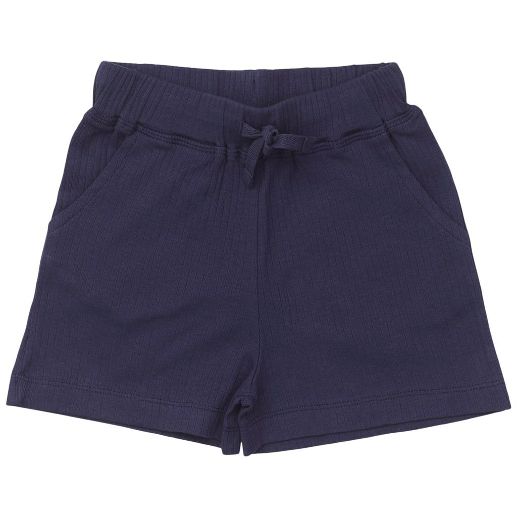 Ribbed Shorts Navy