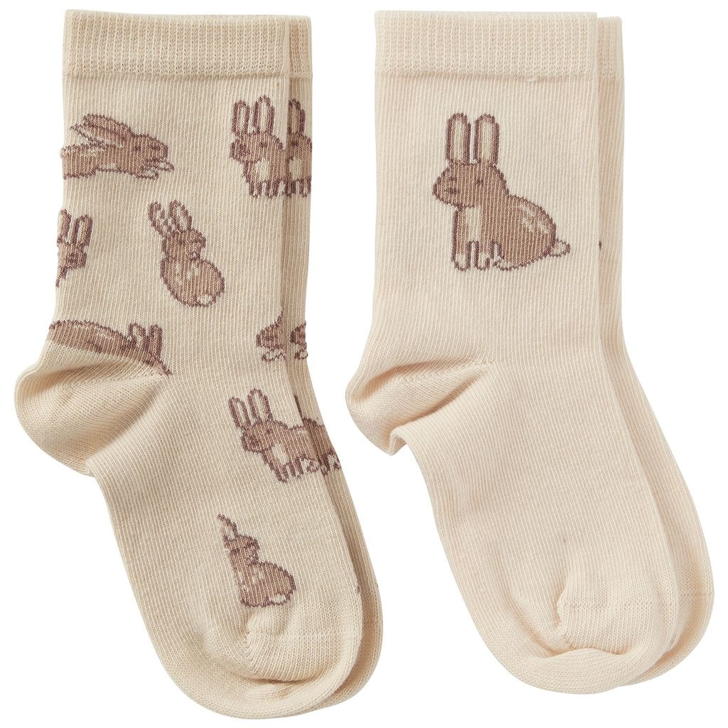 2-Pack GOTS Albert Socks Bunny