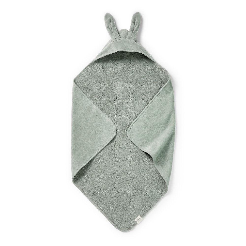 Håndkle Med Hette Mineral Green