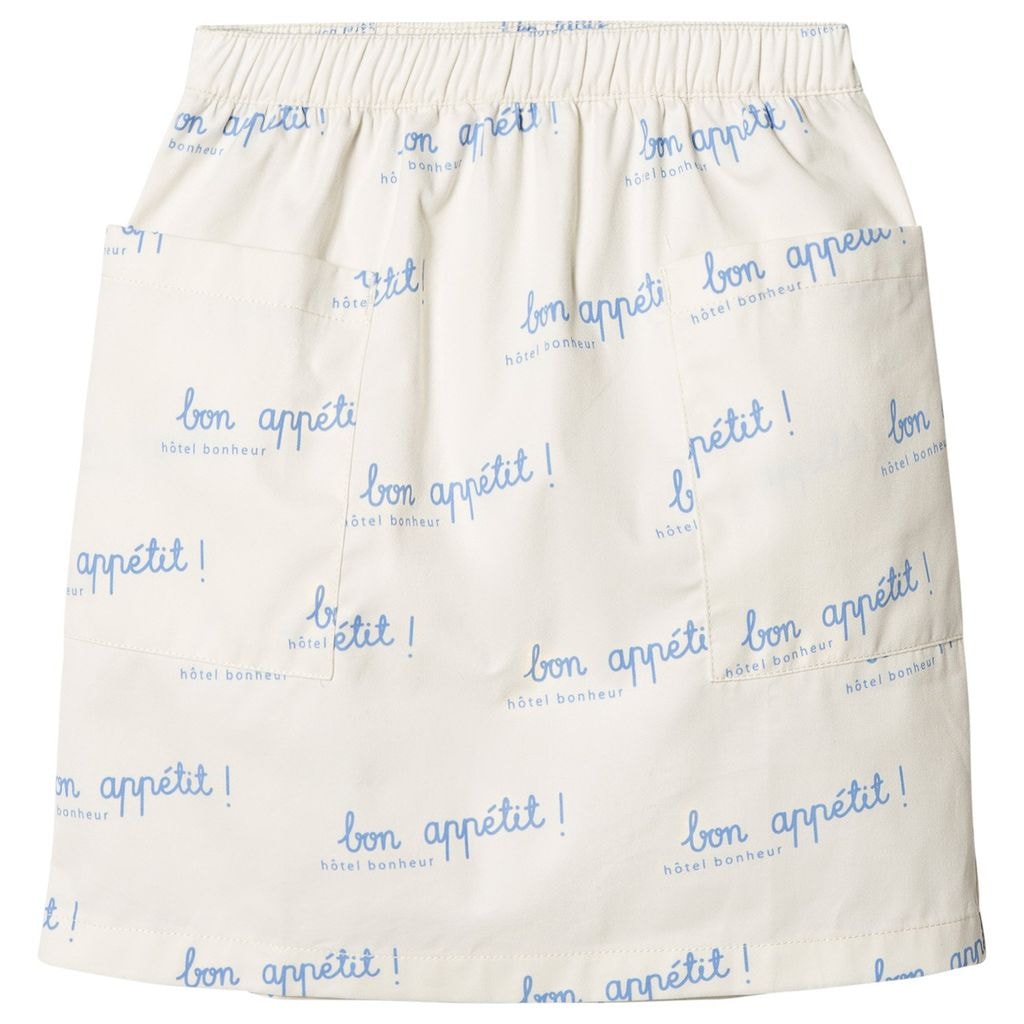 Bon Appétit Hame Off White/Light Cerulean Blue