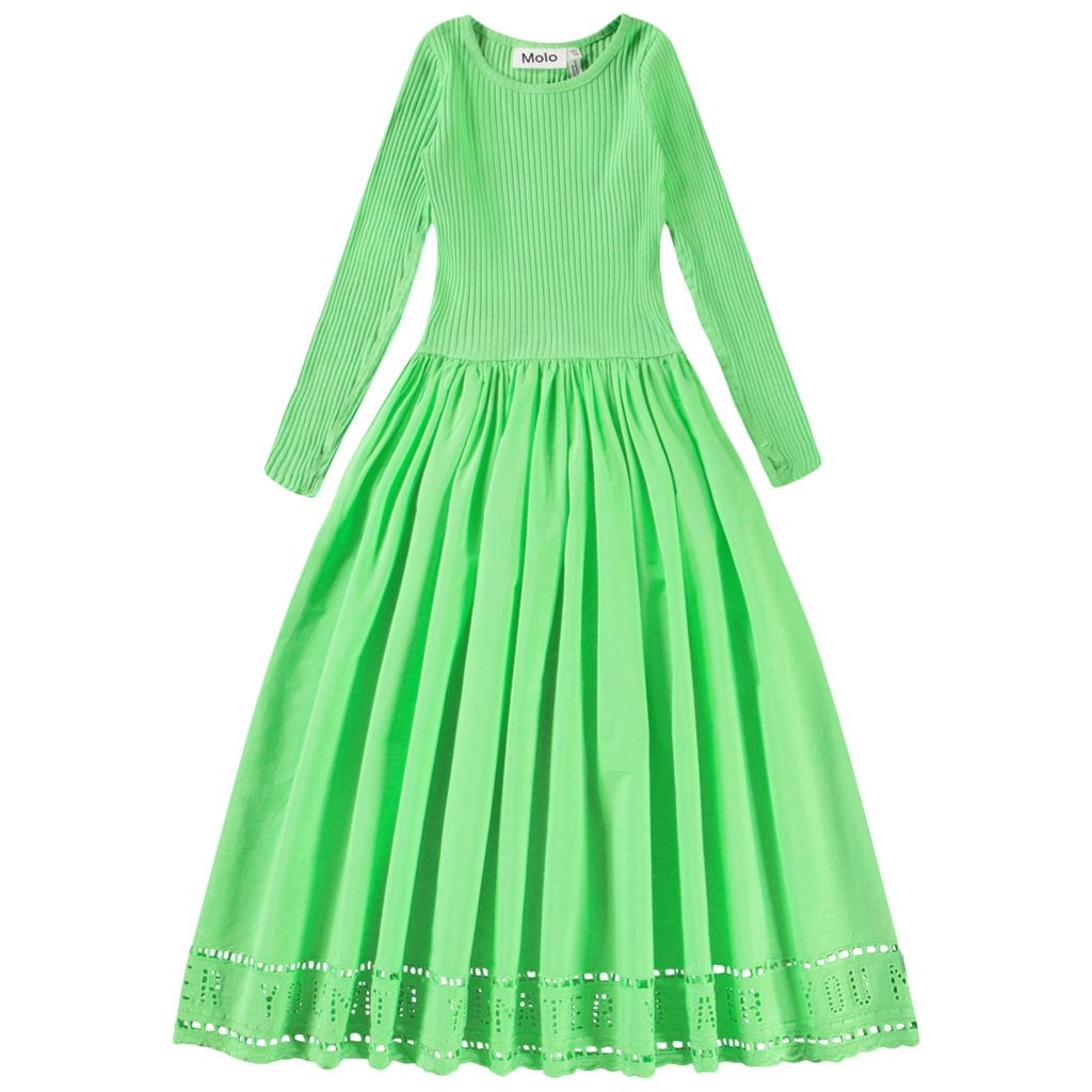 Cibelle Long-Sleeved Dress Green Vibes