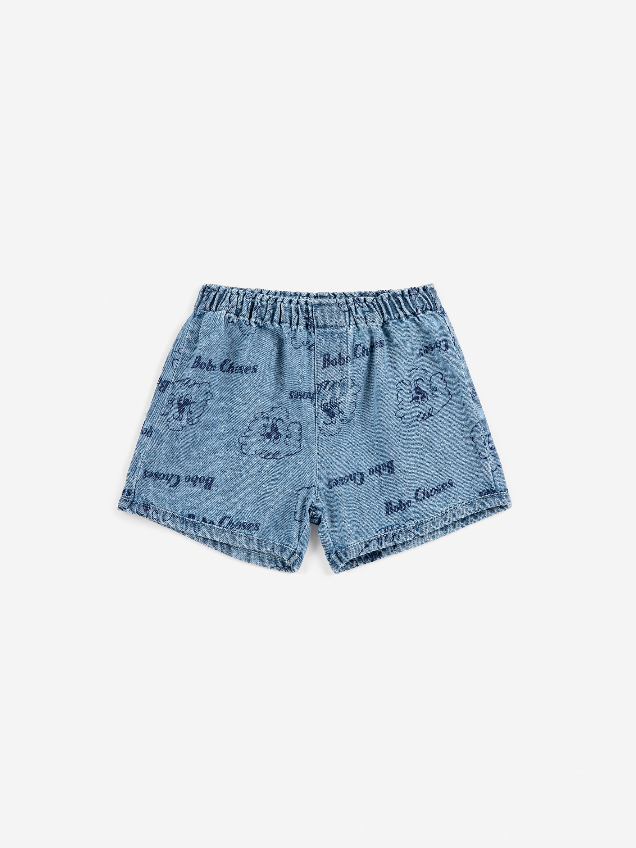 Pickles The Dog All Over Denimshorts Prussian Blue 