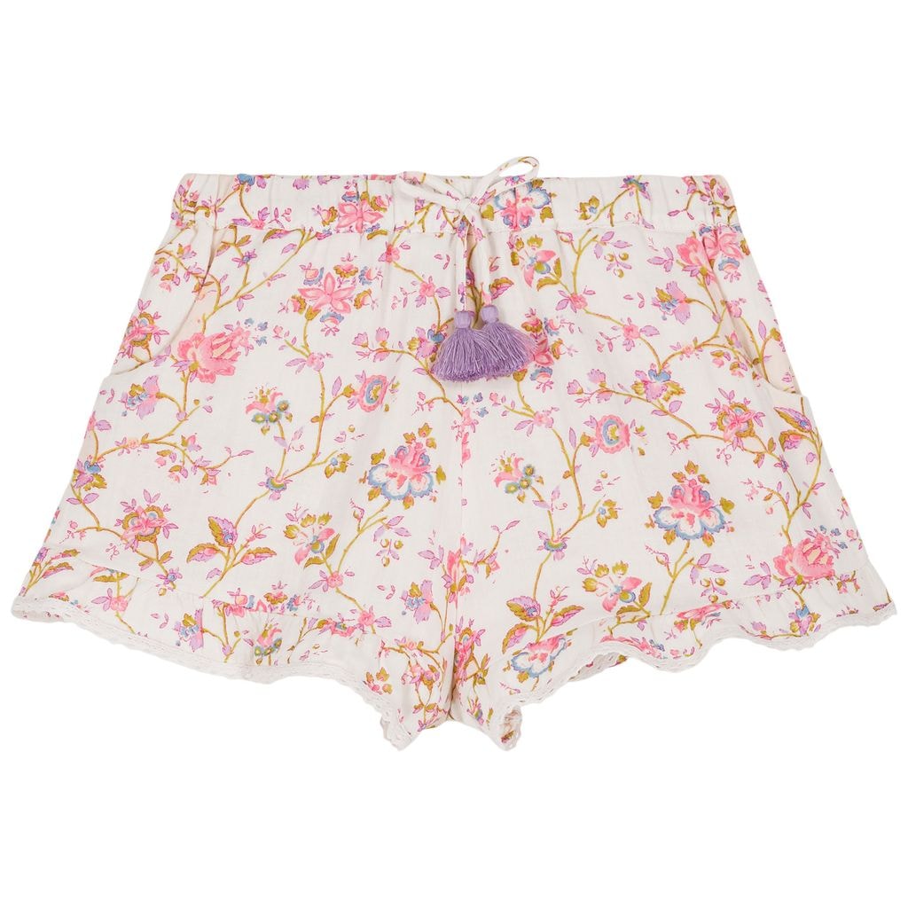 Vallaoid Shorts Cream Bucolia Fields