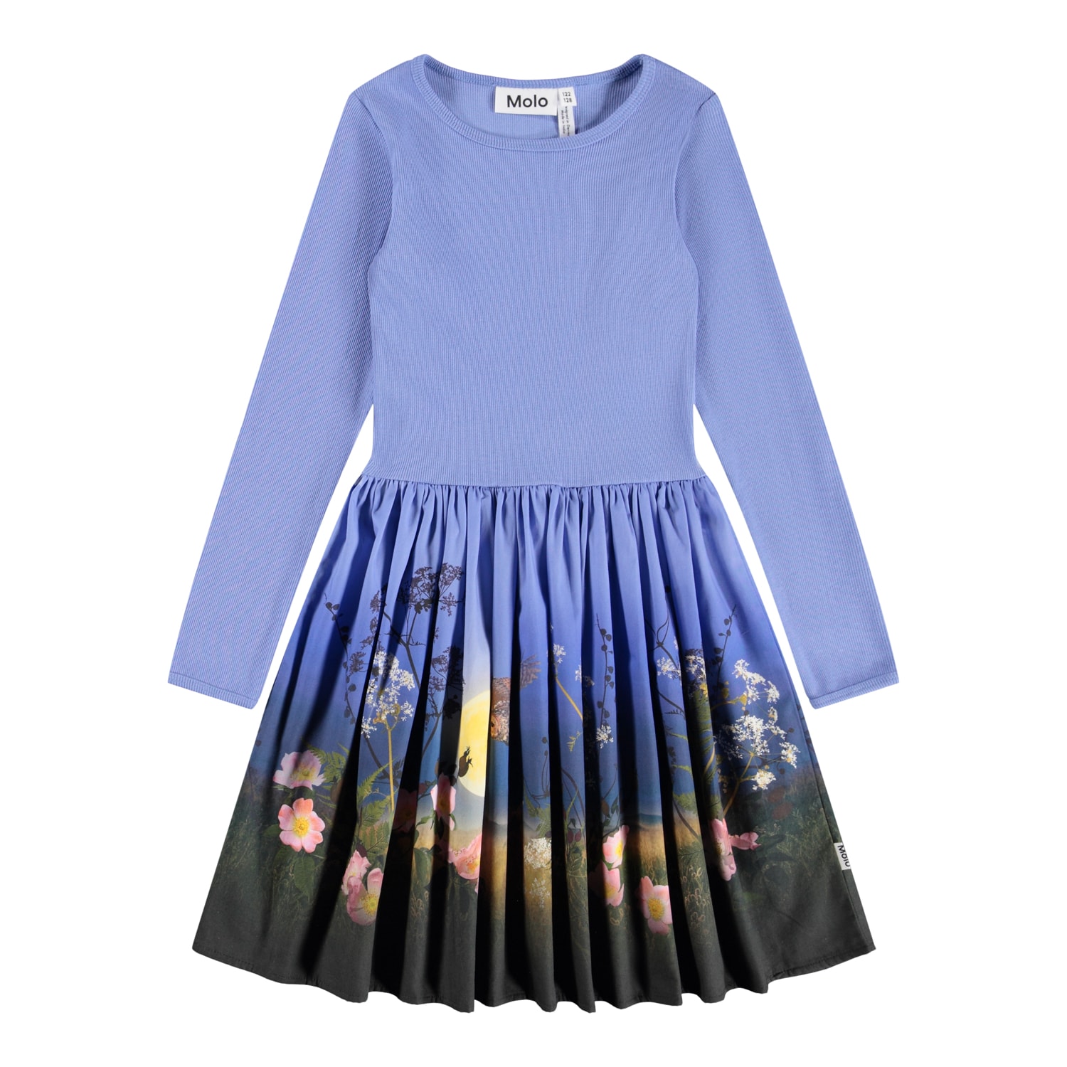 Casie Long Sleeves Dress Moonrise