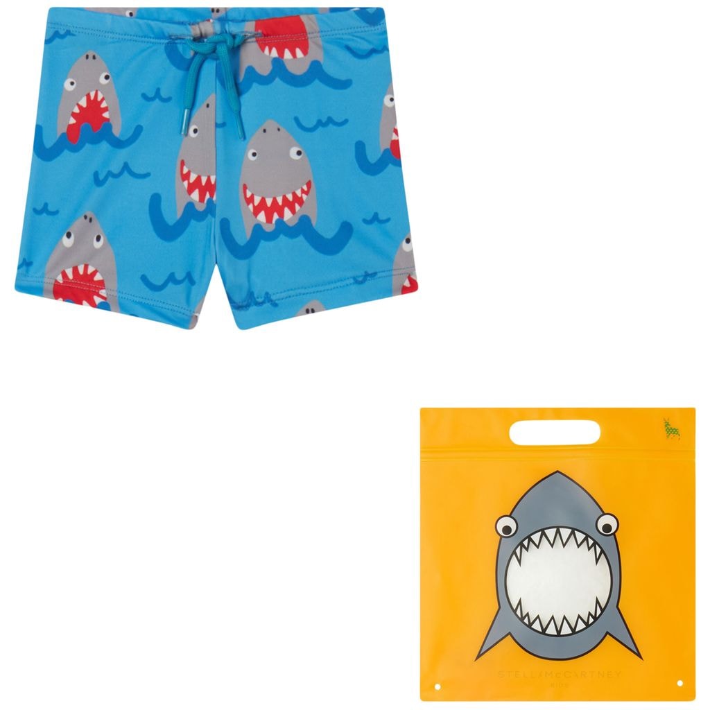 Printed Swim Shorts Blue