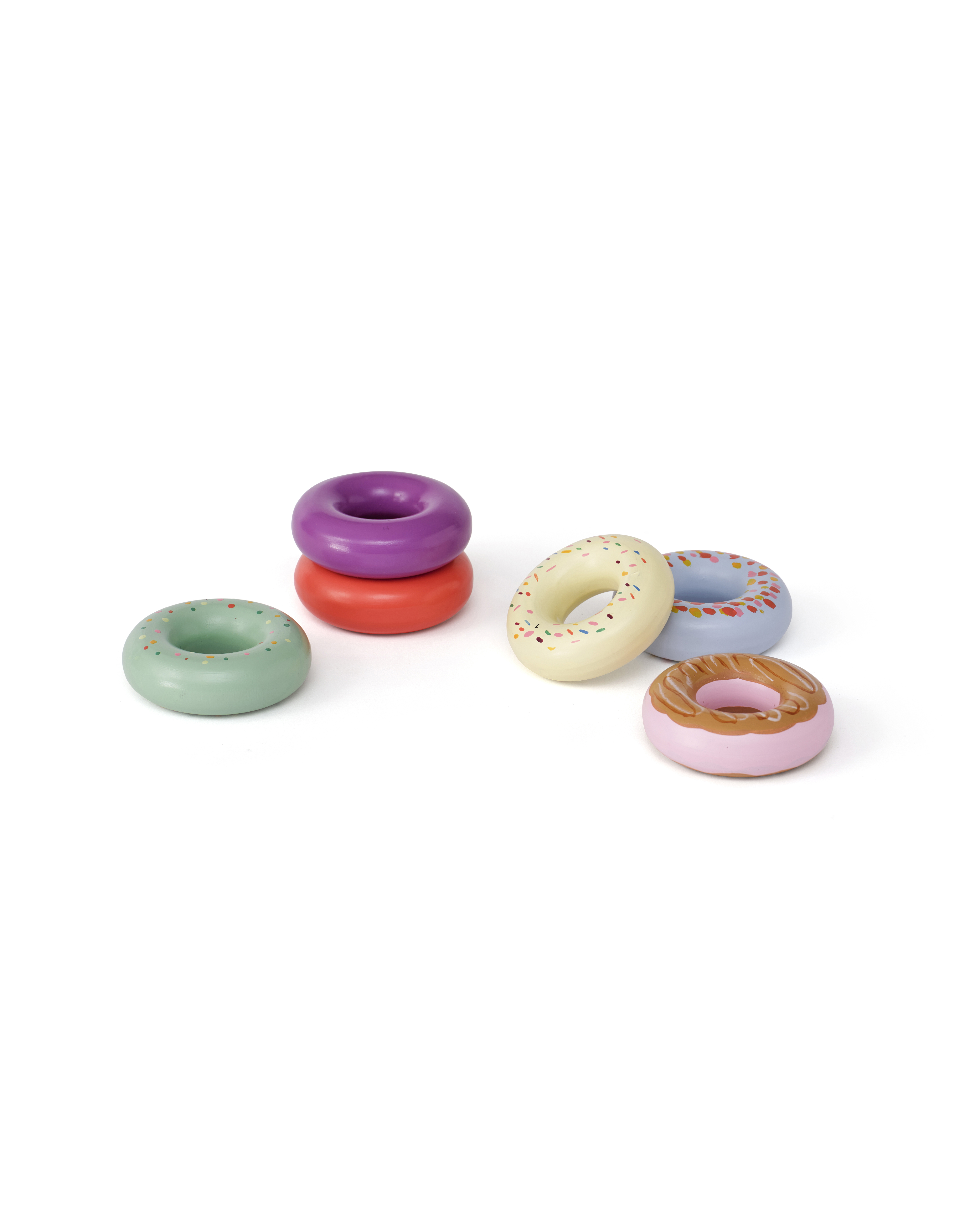 Doughnuts I Trä Multi
