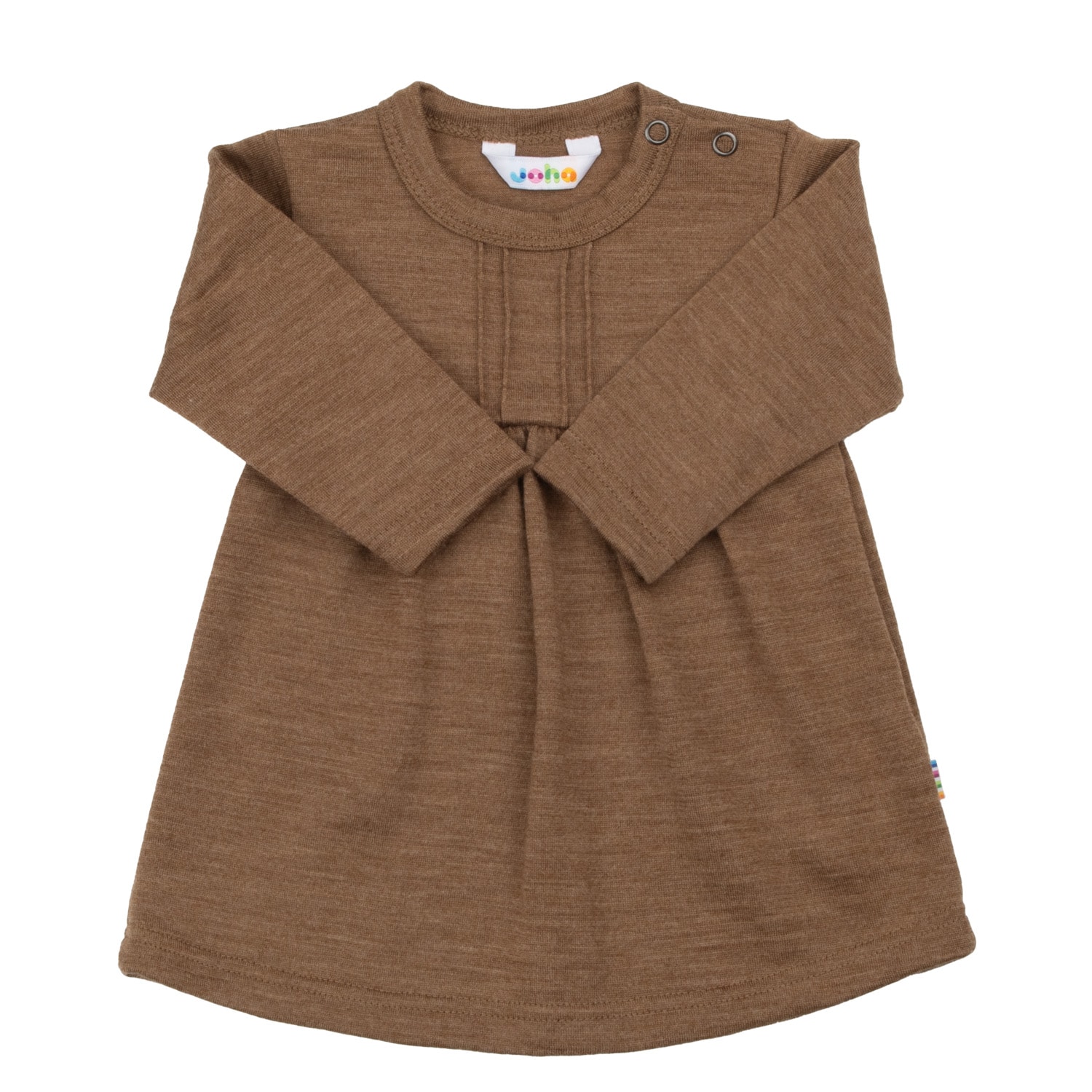 Wool Dress Warm Brown