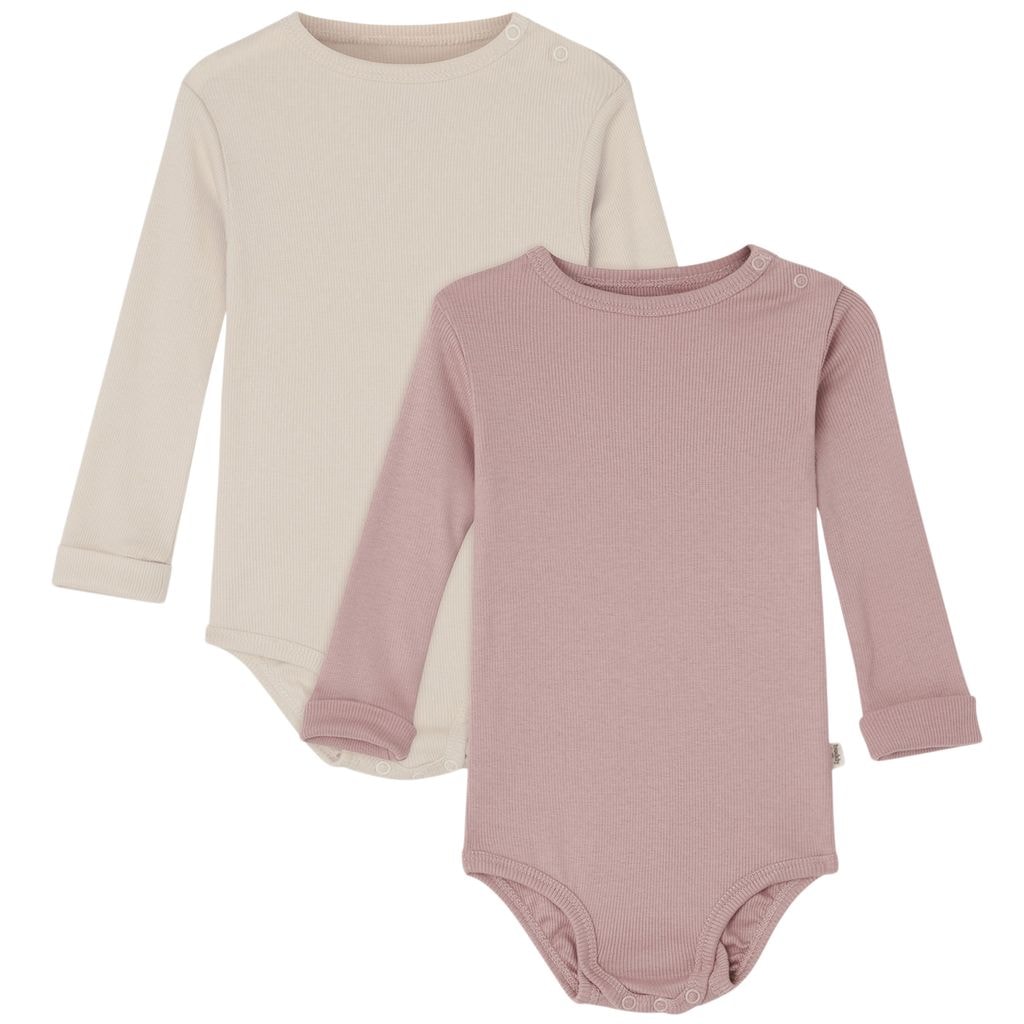 2-Pack Petter Vauvan Bodyt Off White/Pink Mauve