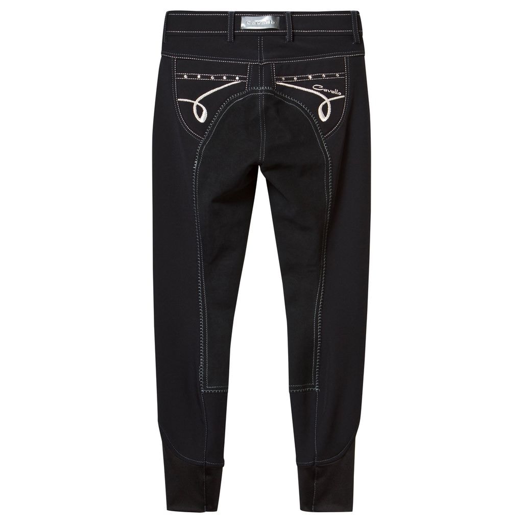 Diamante Leggings Black