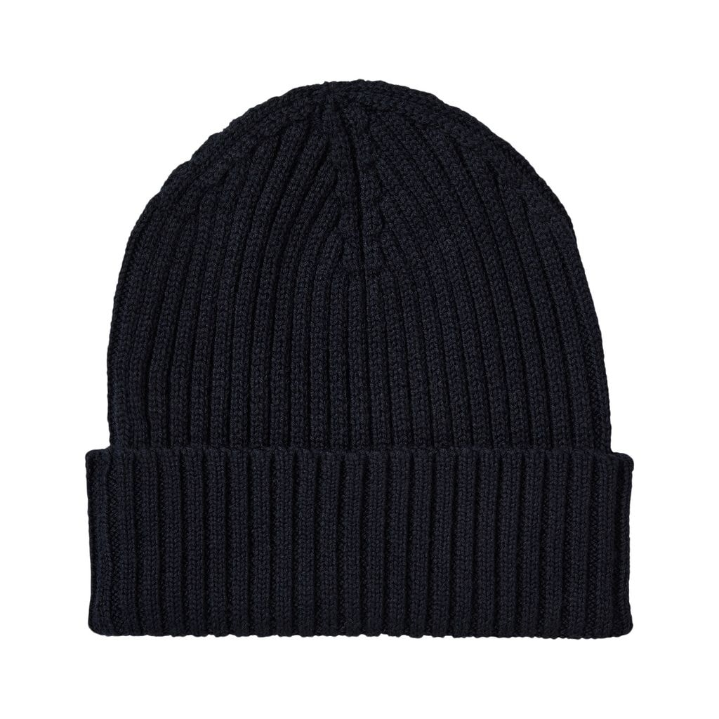 Rib Beanie Dark Navy