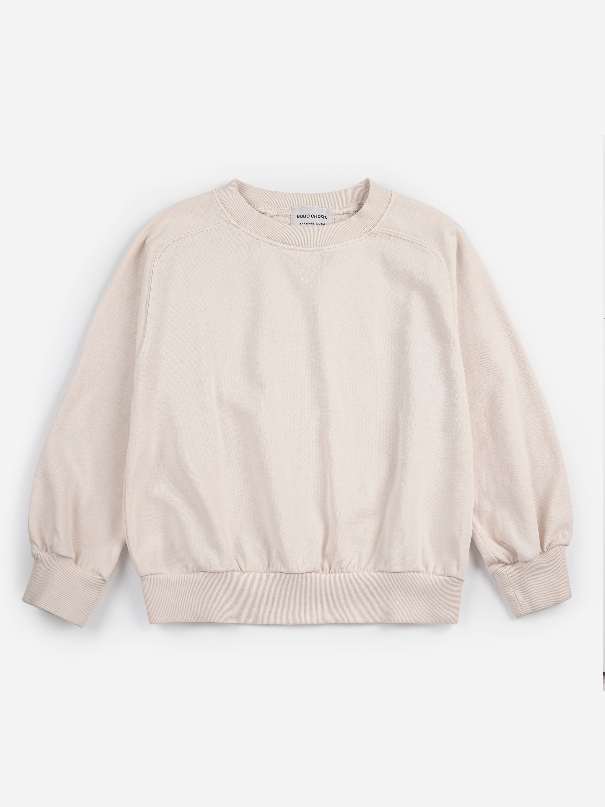 Bobo Choses By Hand Raglan Sweatshirt Offwhite 