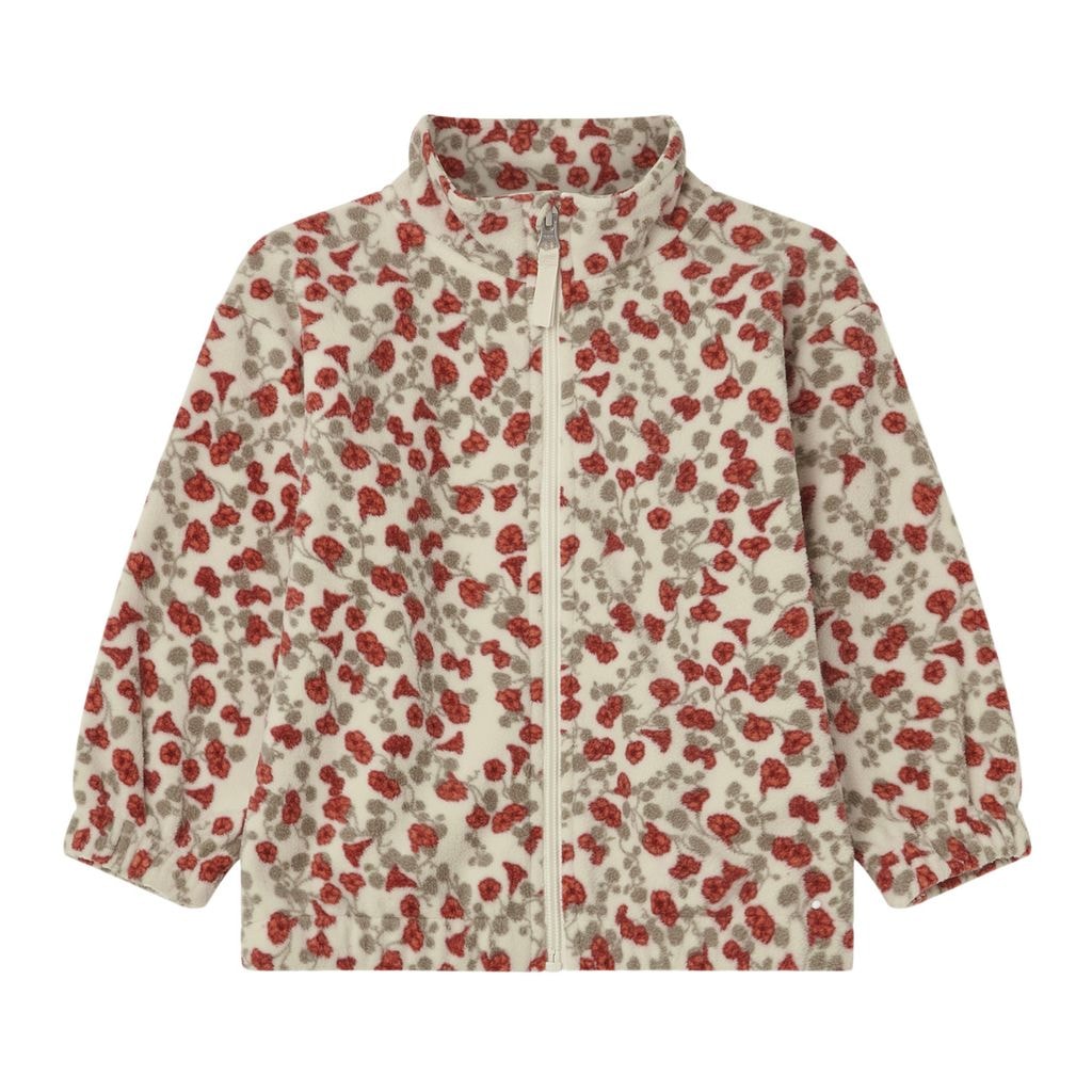 Floral Fleece Jacket Royal Cress