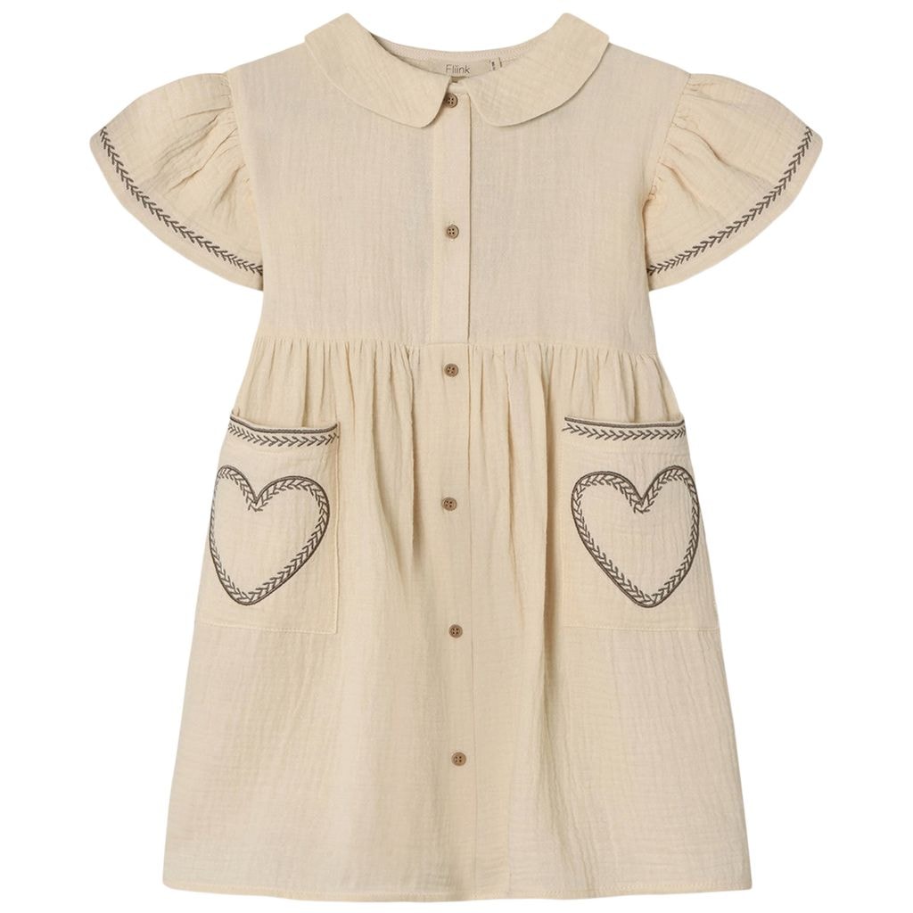 Amour Short-Sleeved Dress Sandshell