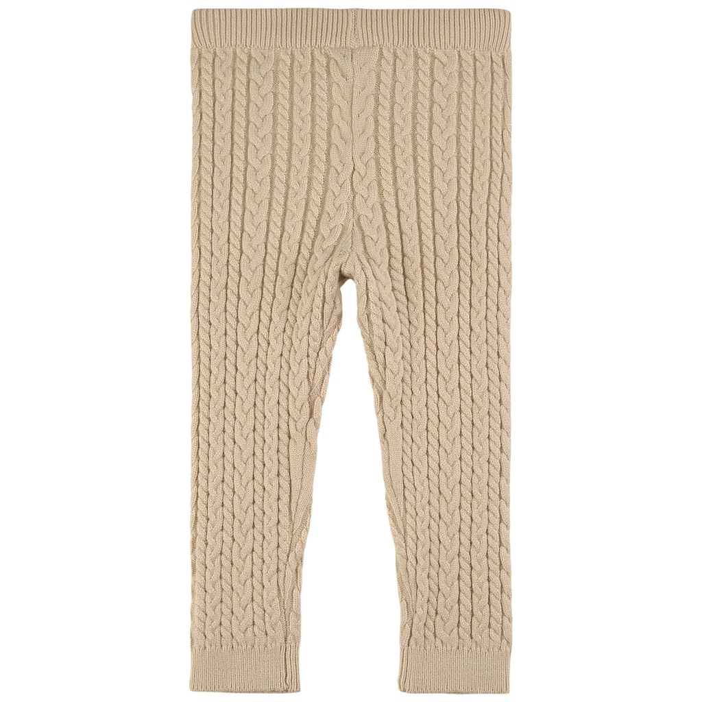 Mini Kabelstickade Babybyxor Off White