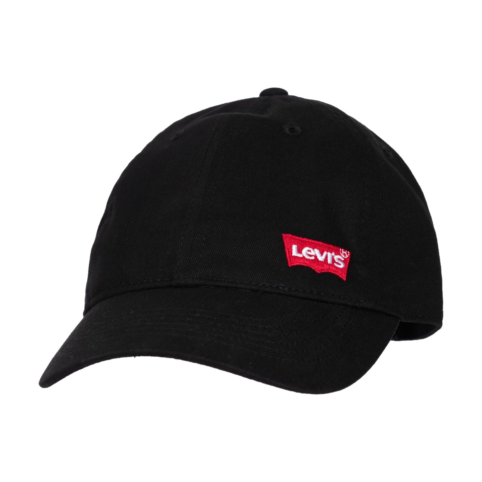 Richmond Batwing Curve Brim Cap Black