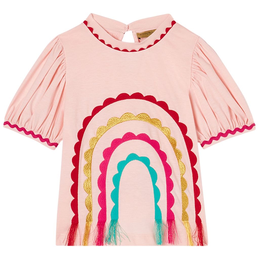 Top With Embroidery Pale Pink