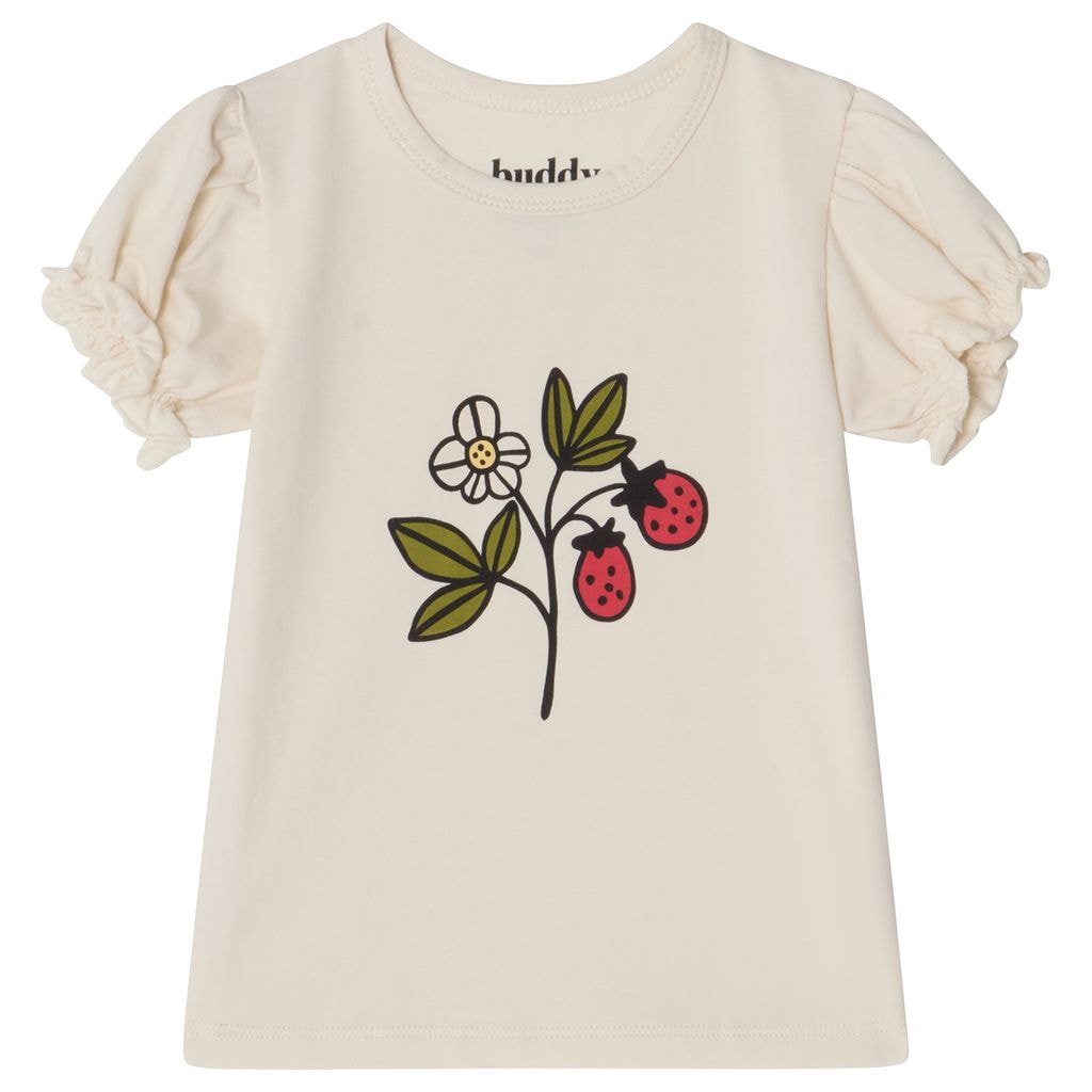 Elsa GOTS T-shirt Wild Strawberry