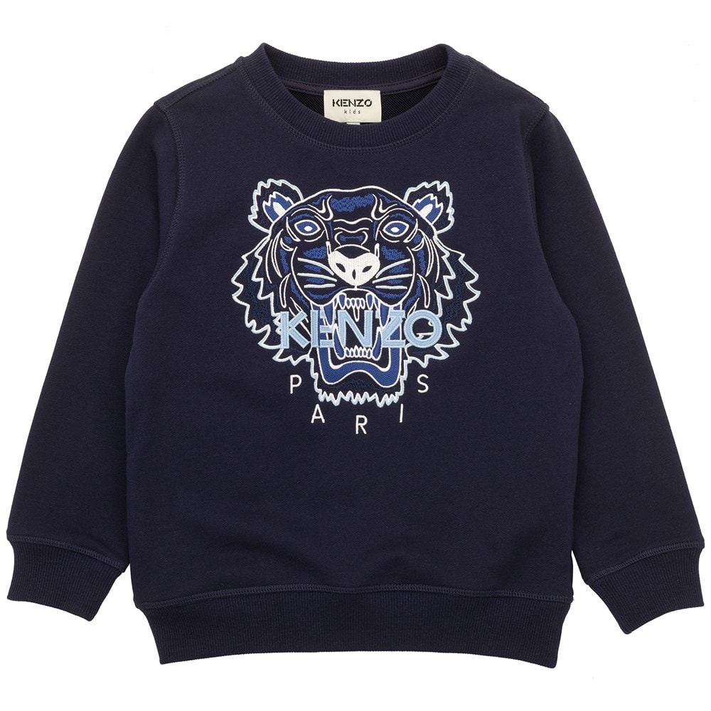 Branded Graphic Sweatshirt Electric Blue