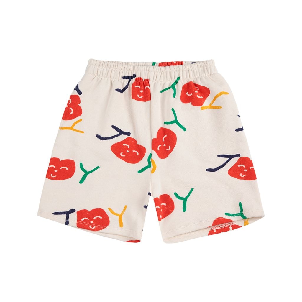 Smiling All Over Bermuda Shorts Off White