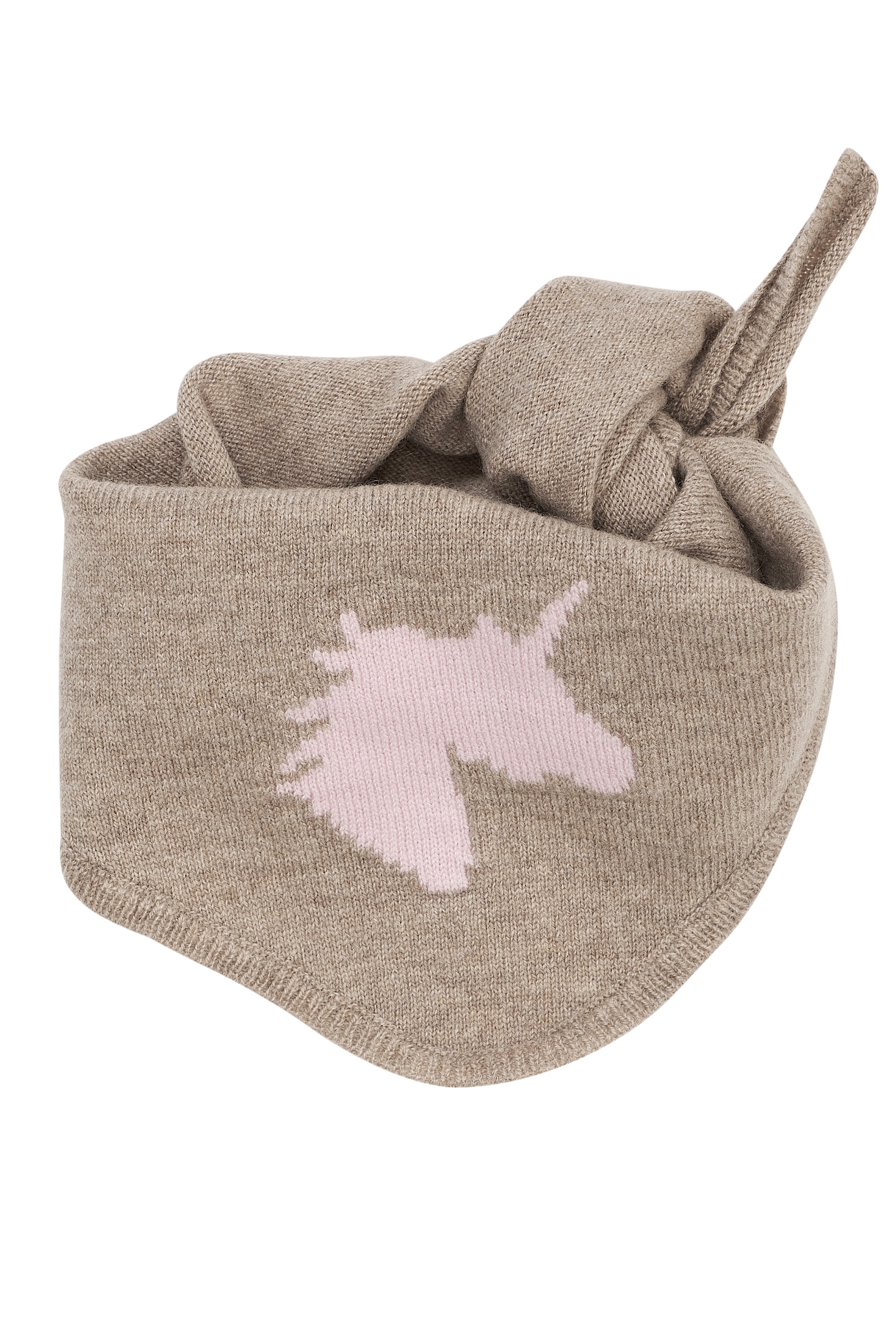 Cashmere Icon Scarf Sand Bubblegum