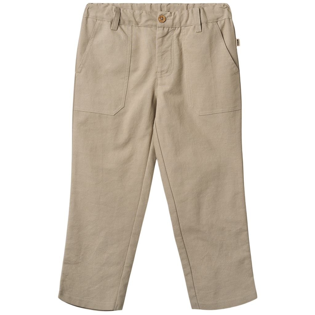 GOTS Egon Bukser Beige Stone