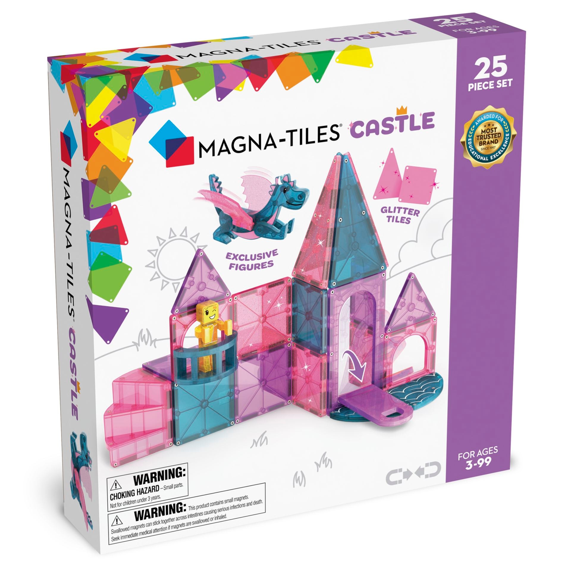 MAGNA-TILES Castle 25 Pcs Vit