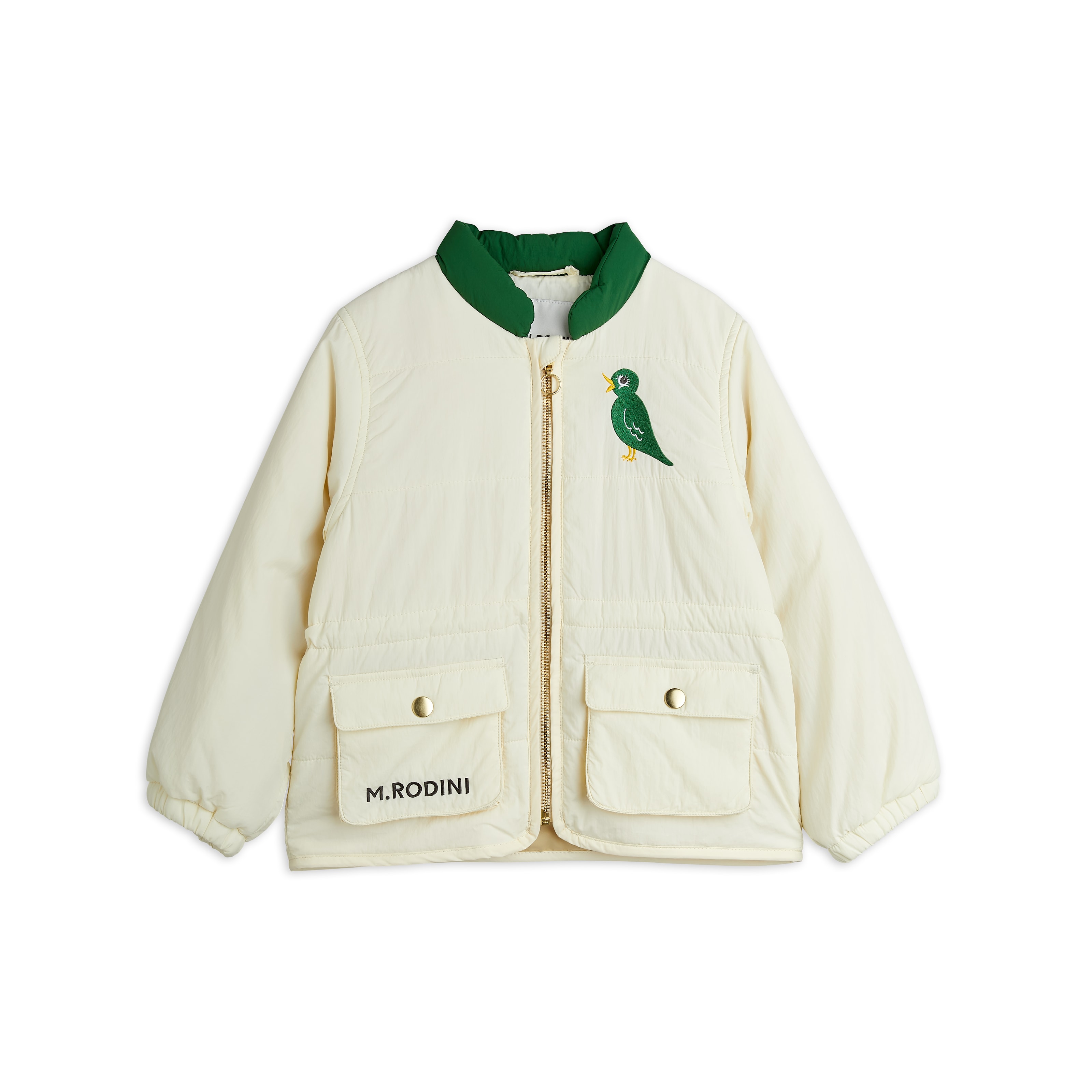 GOTS Bird Light Padded Jacket Offwhite