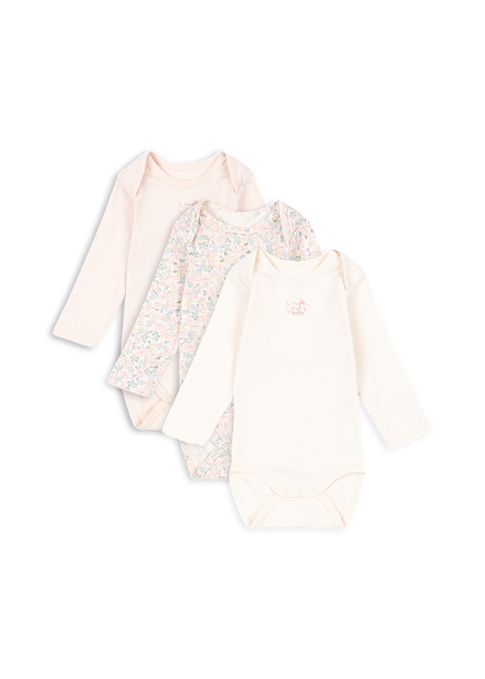 Fio 3-pak Lange Ærmer Body Prato Fiori