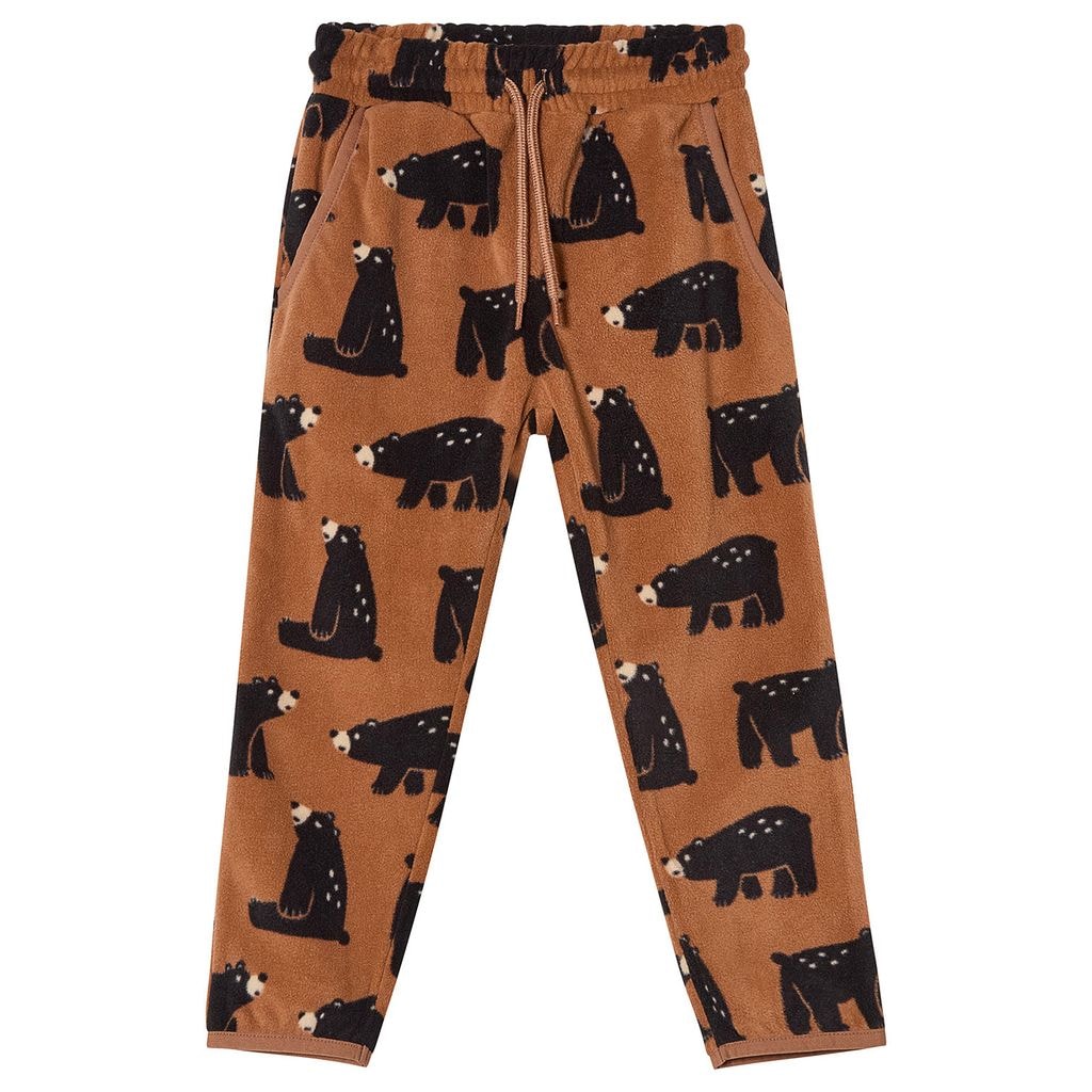 Northpole Kierrätetty Fleecehousut Black Bear