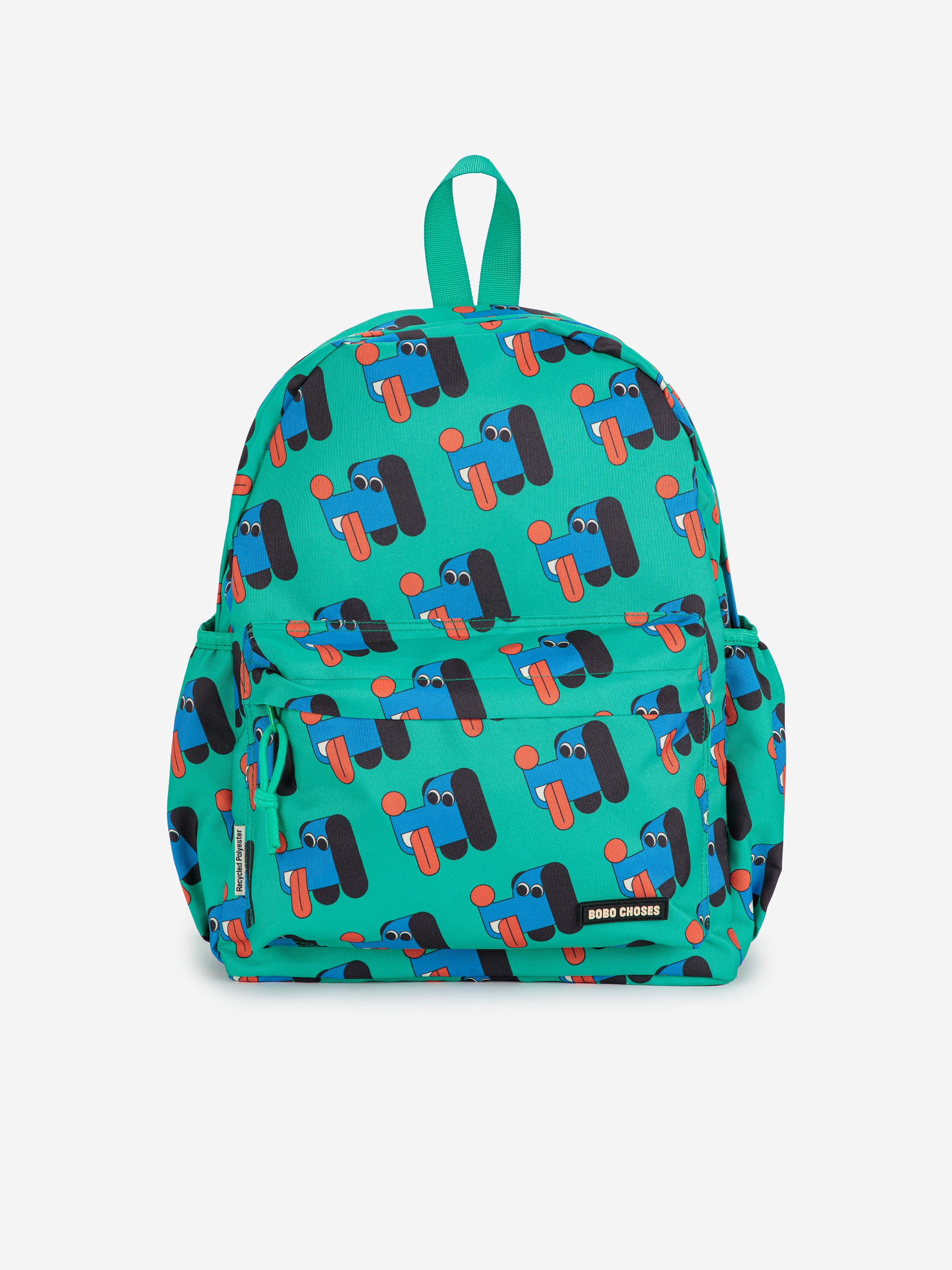 Doggy Mate All Over School Bag Green
