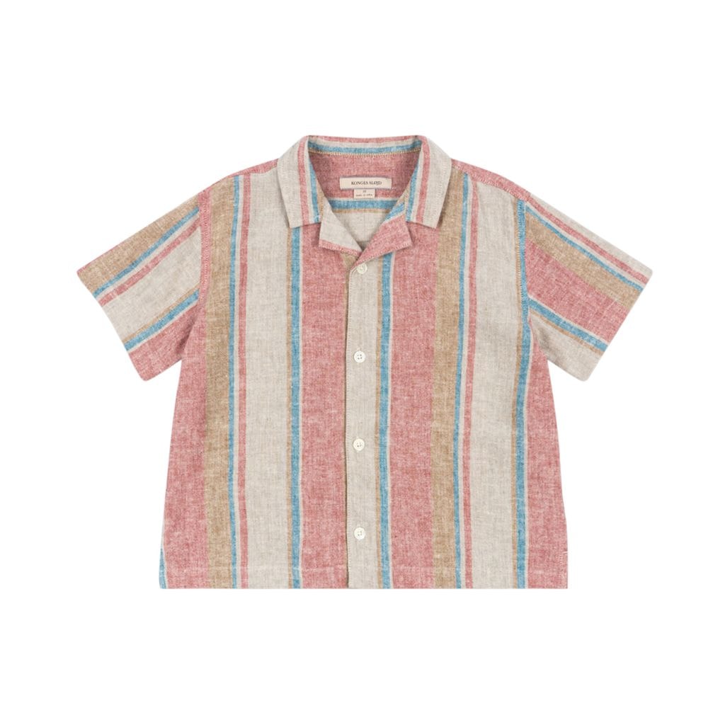 Venice Ss Shirt Stan Stripe Short-Sleeved Shirt Stan Stripe