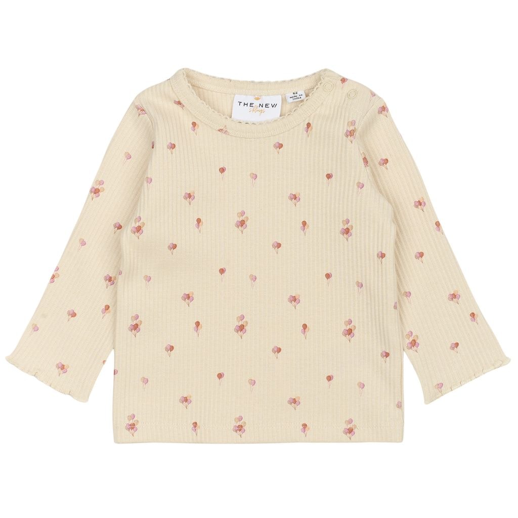 GOTS Noella Rib Tee White Swan