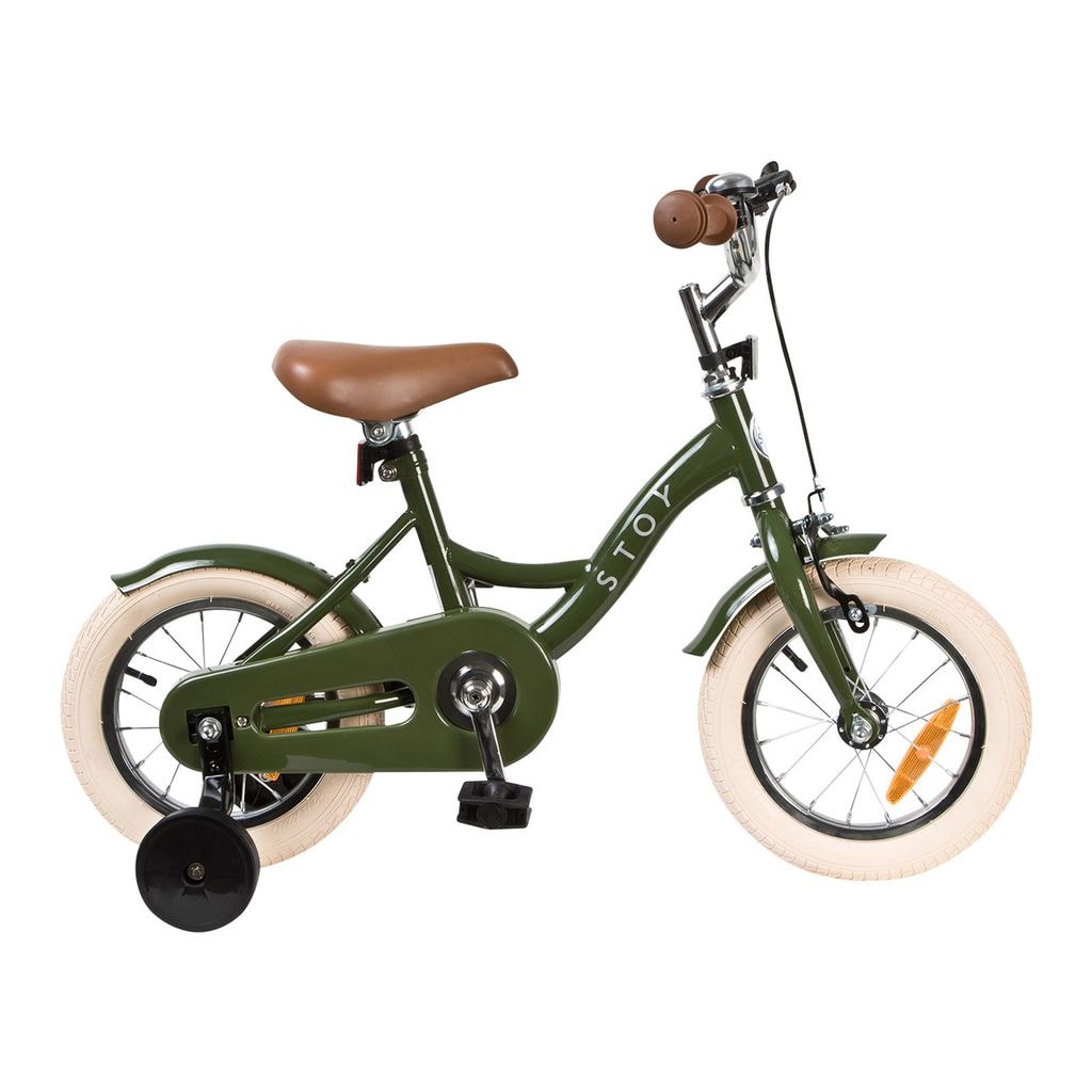 12" Vintage Sykkel Army Green