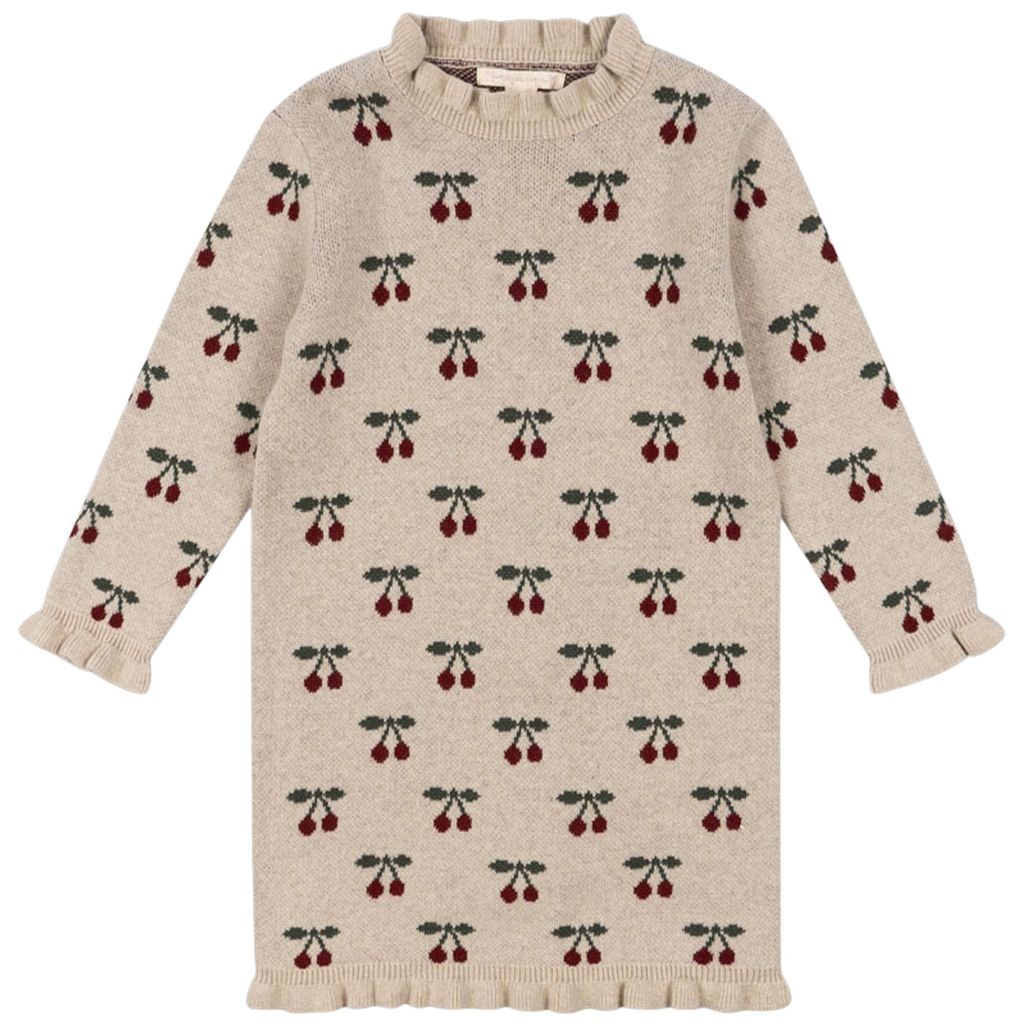 Sika Knit Dress Cherry
